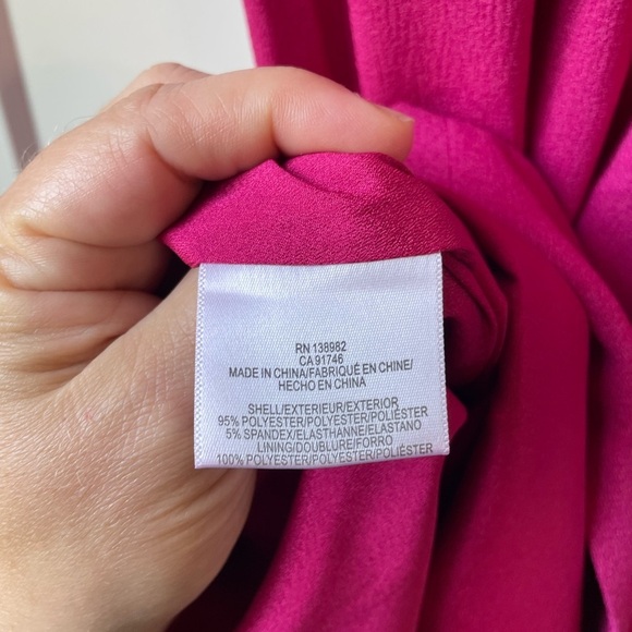 NWOT Dress the Population Iris Midi Dress in Bright Fuschia Size XS - Picture 4 of 8